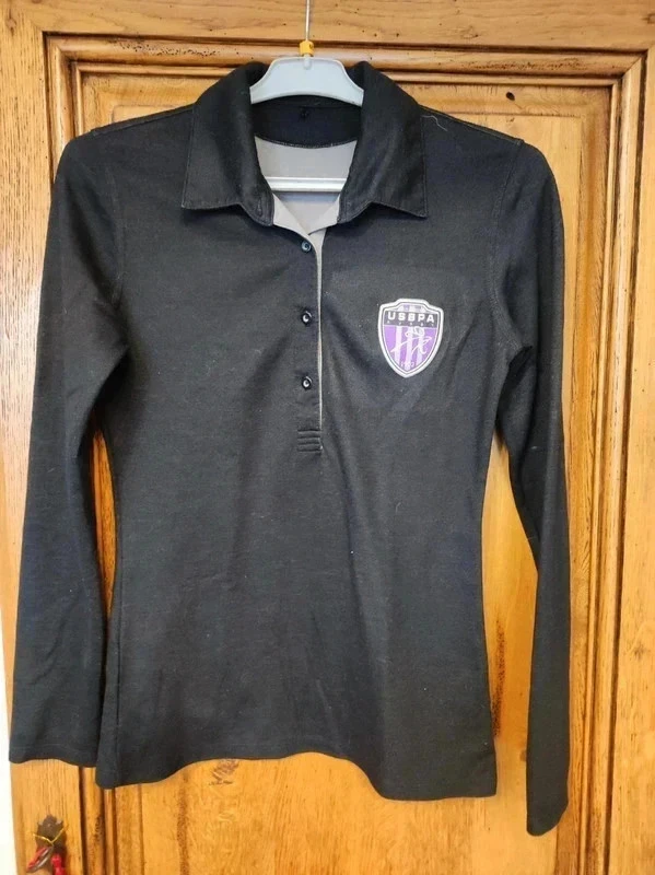 Polo preto USBPA clube de rugby Bourg en Bresse – photo 2